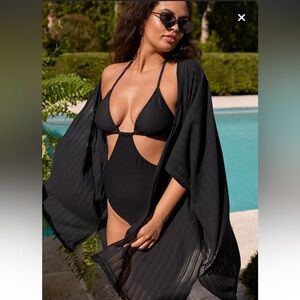 NWT Aerie Textured Cape Swim/Pool Coverup